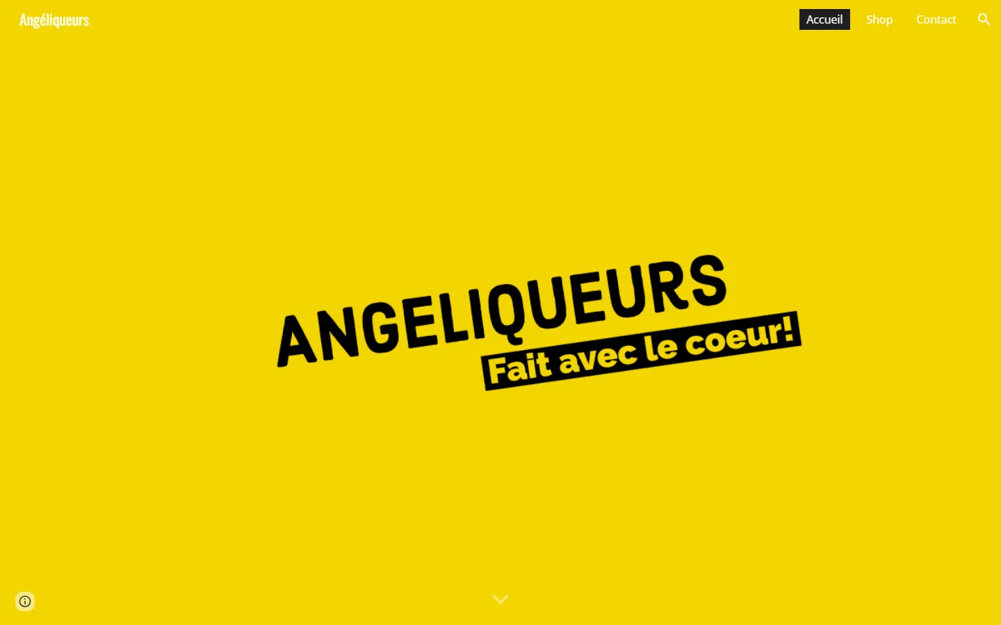 Capture du site Angéliqueurs